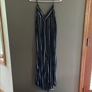 Chic Striped Maxi Jumpsuit